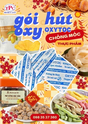 Giải pháp kéo dài thời gian bảo quản mứt dừa, bánh kẹo tết với oxytoc