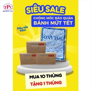 Gói chống mốc oxytoc hoạt động thế nào trong bao bì bánh mứt?