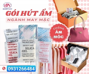 Gói hút ẩm clay cho túi xách, ví da bền đẹp