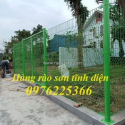 Hàng rào lưới sơn tĩnh điện d4, d5, d6, d8 báo giá gốc tại xưởng