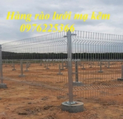 Hàng rào mạ kẽm nhúng nóng d5a50x200