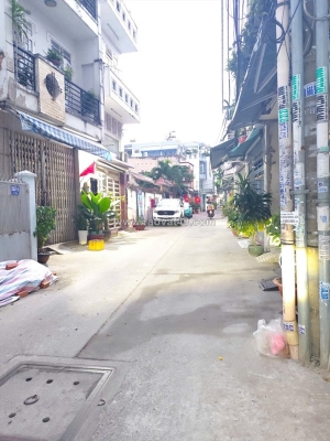 Hẻm xe hơi đỗ cửa 27m2 chỉ 2 tỷ 6 gò dầu tân phú gần chợ tân hương - 3tầng đúc