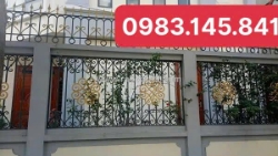 Hoa văn sắt tường rào đẹp, phù hợp nhiều phong cách