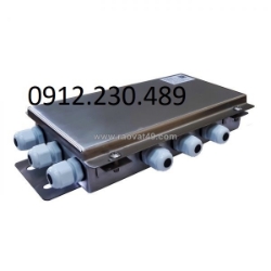 Hộp cộng load cell số digital junction box aj-8pd nhận 8 đầu vào load cell số