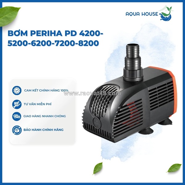 Hướng dẫn chọn máy bơm hồ cá koi periha phù hợp từng dung tích hồ