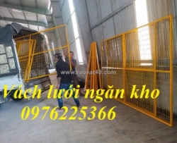 Khung lưới thép ngăn kho, vách lưới ngăn kho