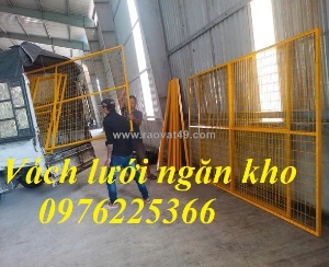Khung lưới thép ngăn kho, vách lưới ngăn kho