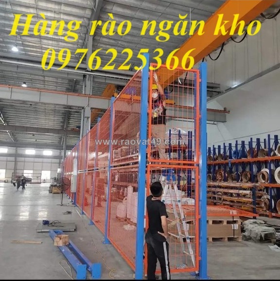 Khung lưới thép ngăn kho, vách lưới ngăn kho