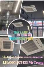 Lắp đặt máy lạnh âm trần cho showroom tại tp.hcm - chuyên nghiệp uy tín