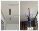 Lắp đặt máy lạnh giấu trần nối ống gió daikin cho bệnh viện