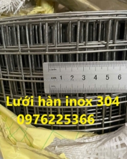 Lưới inox hàn ô vuông 25x25