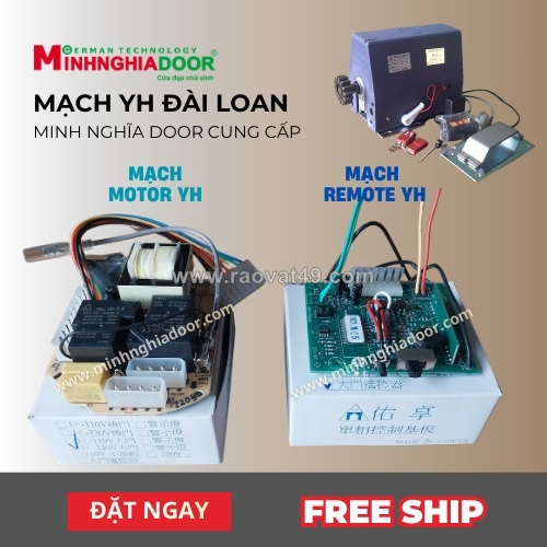 Mạch điều khiển motor cổng lùa yh đài loan