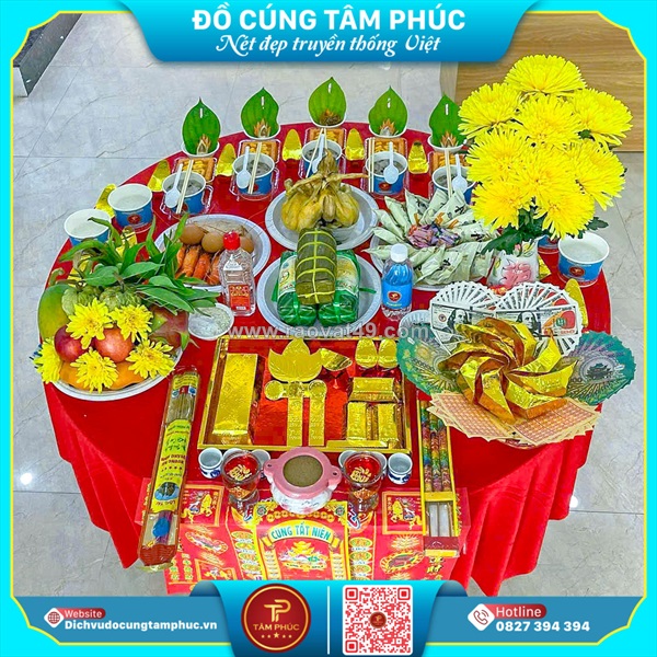 Mâm cúng tất niên - tri ân năm cũ, đón lộc năm mới