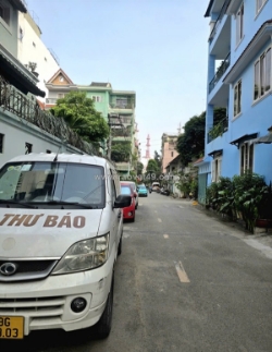 Mặt tiền 12m - ngay sân bay - vip thăng long - tân bình - p4 - 6 tầng có than