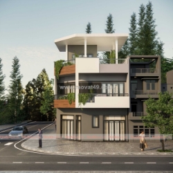 Mẫu nhà phố hiện đại 2 mặt tiền tại vũng tàu