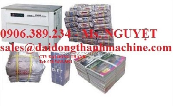 Máy đóng đai - trợ thủ đắc lực cho mọi doanh nghiệp trong khâu đóng gói