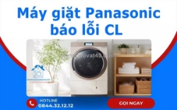Máy giặt panasonic báo lỗi cl - giải pháp xử lý dứt điểm
