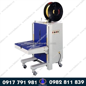 Máy siết dây đai thùng dạng đứng