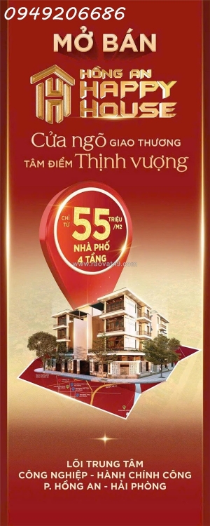 Mở bán hồng an happy house – cửa ngõ giao thương, tâm điểm thịnh vượng