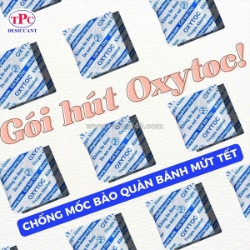 Mua gói chống mốc oxytoc cho bánh mứt tết, đồ ăn vặt chính hãng ở đâu giá sỉ?