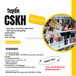 Nanashop tuyển dụng nhân viên tư vấn & chăm sóc khách hàng