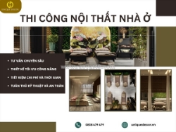 Nâng tầm không gian sống cùng thi công nội thất nhà ở chuyên nghiệp