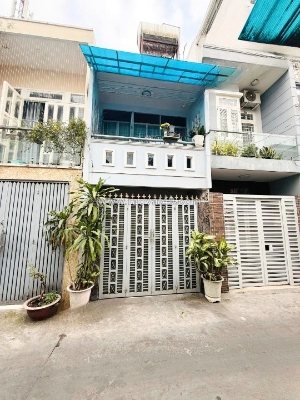 Nhà 2 tầng nở hậu hẻm ôtô âu dương lân p. chánh hưng giá 6,78 tỷ tl