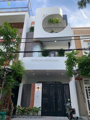 Nhà 3 tầng xây mới 100% đường hoà minh 14 ngay cổng trường lương thế vinh