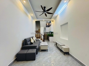 Nhà đẹp ở luôn 3 ngủ đủ công năng chỉ hơn 5x