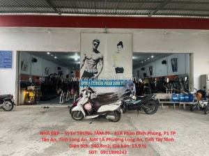 Nhà đẹp – vị trí trung tâm tp - 41a phan đình phùng, p1 tp tân an, tỉnh long an