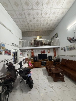 🔴💥nhà gác lửng 2 mặt kiệt thái thị bôi - vị trí sau lưng nhà mặt tiền