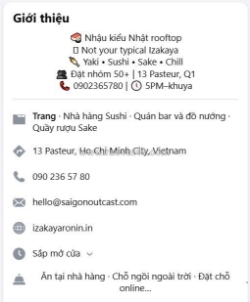 Nhà hàng nhật tuyển phụ bếp sushi & pha chế làm tại q1