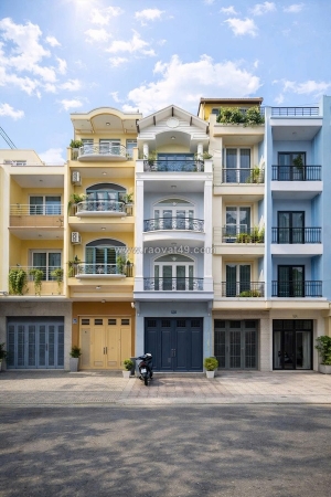 Nhà mặt tiền khu bế văn đàn, bàu cát tân bình, 4 tầng, ngang 4m, dt 74m²