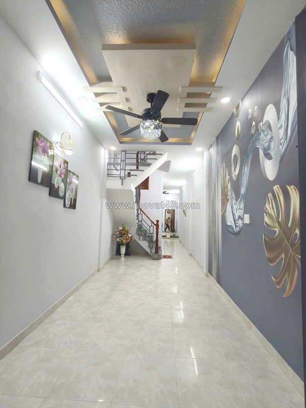 Nhà mới 1 lầu dài khủng 67m2 đất bùi minh trực p5q8