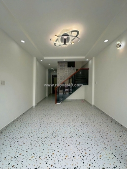 Nhà mới 1 lầu đúc/3pn hẻm 8m oto quay đầu trước cửa âu dương lân p3q8