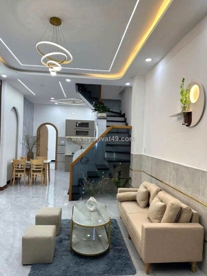 Nhà mới 54m2 (4m×14m) – 2 tầng – hẻm xe tải – bình tân  – gần aeon tân phú –