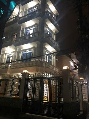 Nhà phố 5 tầng (5.5x14) – lô góc 2 mặt tiền nhựa nhánh 8m lâm thị hố – q12