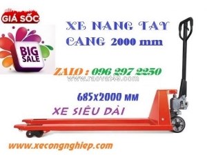 Những mẫu xe nâng tay bán chạy nhất nửa đầu 2025