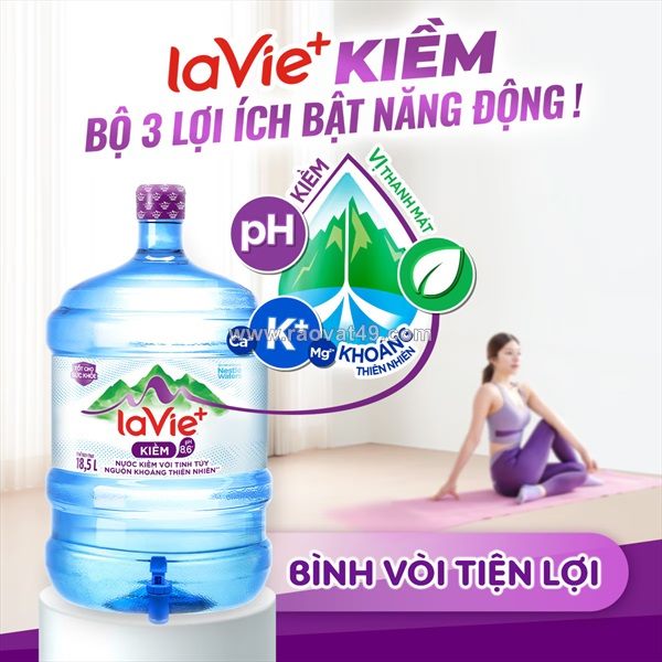 Nước uống lavie kiềm mới ra mắt tại bà rịa vũng tàu