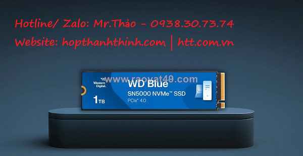 Ổ cứng ssd wd blue sn5000 nvme 1tb – tốc độ pcie gen4×4, hiệu năng nâng cấp cho pc/laptop