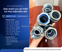 Ống ruột gà lõi thép bọc nhựa ⅜ hà nội, đà nẵng, hcm