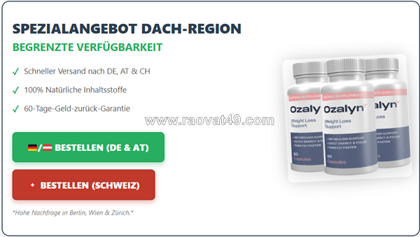 Ozalyn formel ch review: natürliche unterstützung schweiz