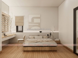 Phòng ngủ phong cách japandi tại vũng tàu