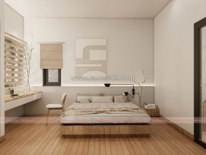 Phòng ngủ phong cách japandi tại vũng tàu