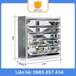 Quạt hút công nghiệp vuông 1100x1100 – thông gió mạnh, chạy bền