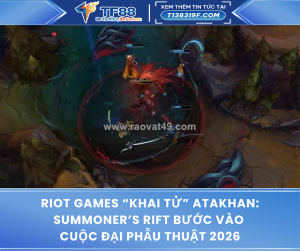 Riot games “khai tử” atakhan: summoner’s rift bước vào cuộc đại phẫu thuật 2026