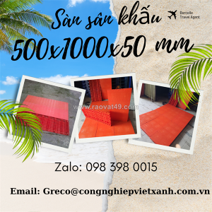 Sàn nhựa ghép cho sân khấu tạm thời