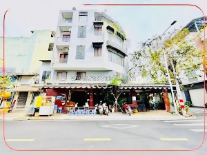 Sát chợ tân phú – góc 2 mặt tiền 14m – 5 tầng – kinh doanh đa ngành chỉ