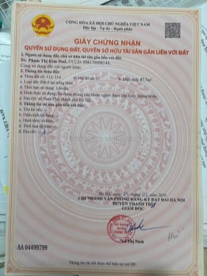 Sở hữu ngay nhà đẹp - giá tốt - vị trí đắc địa tại xã nam phù, hà nội