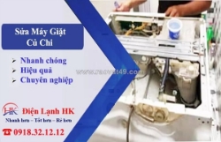 Sửa máy giặt củ chi uy tín - thợ giỏi, có mặt nhanh tại nhà
